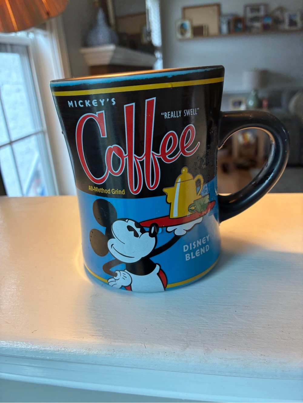 Disney Parks Exclusive Mickey's "Really Swell” Coffee Mug.